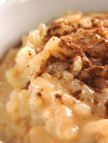 arroz con leche dulce canela