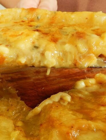 tarta queso azul cebolla caramelizada