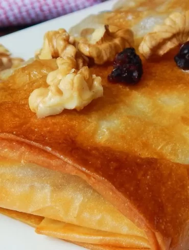 strudel de manzana con masa filo