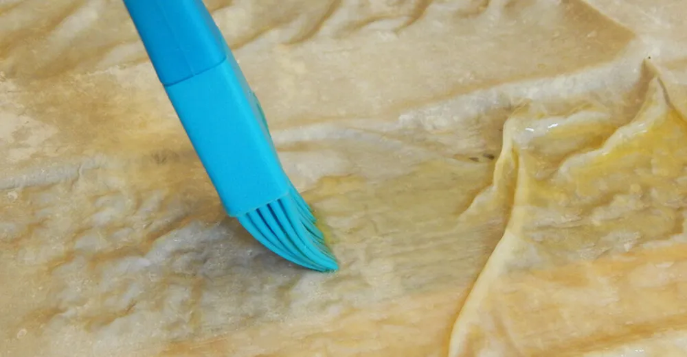 manteca sobre masa filo