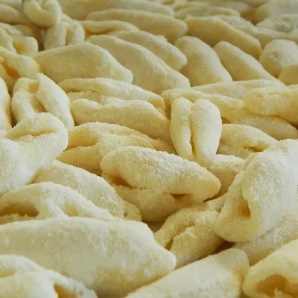 cavatelli pasta casera sin huevo