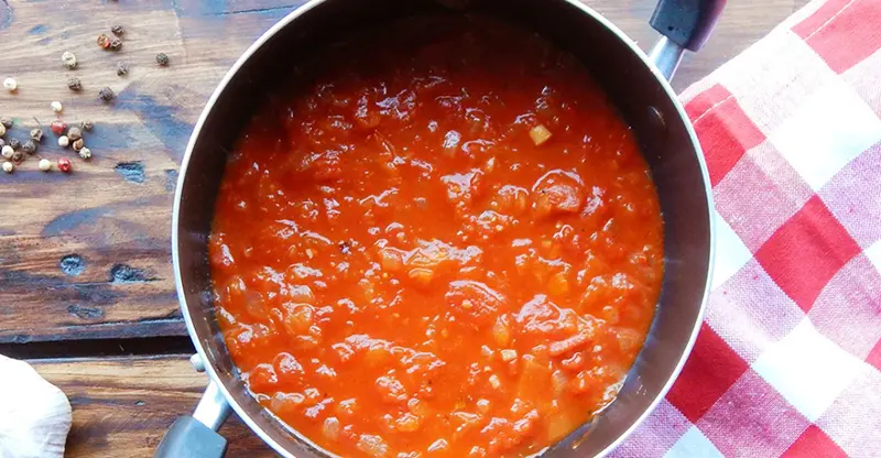 salsa para pasta tuco tomate