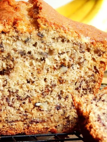 banana bread nueces budin facil