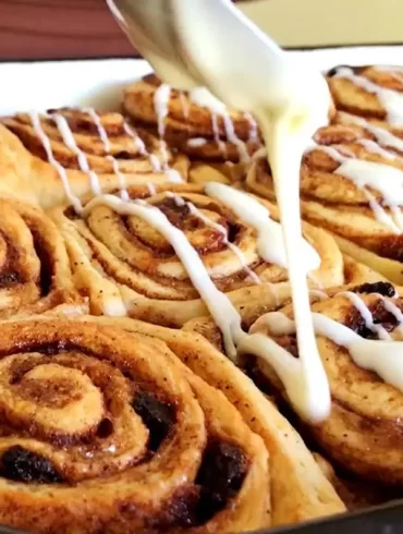 glaseado queso crema rolls