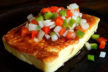 queso halloumi salsa criolla