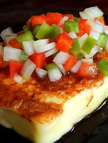 queso halloumi salsa criolla