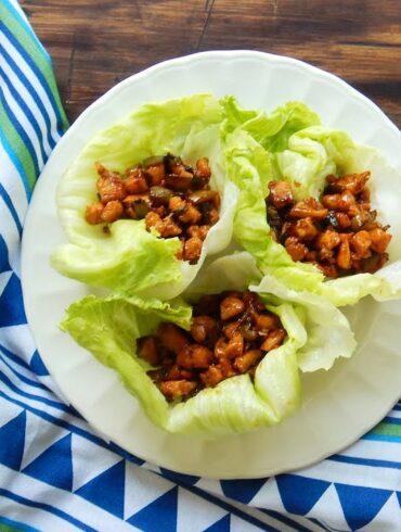 wrap de pollo con lechuga