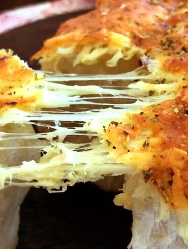 pan de pizza con queso