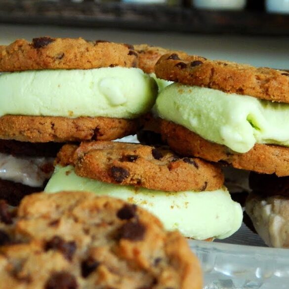 alfajor helado sadwich icecream