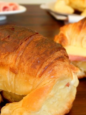 medialuna jamon queso horno