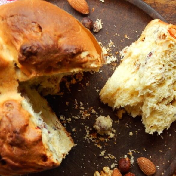 pan dulce casero frutos secos