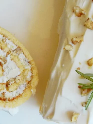 pionono queso azul roquefort nuez