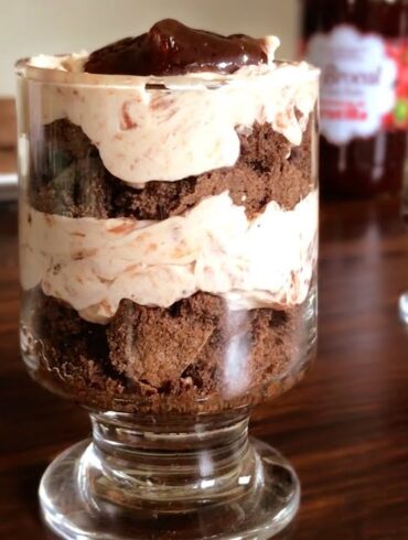 postre triffle crema facil vaso