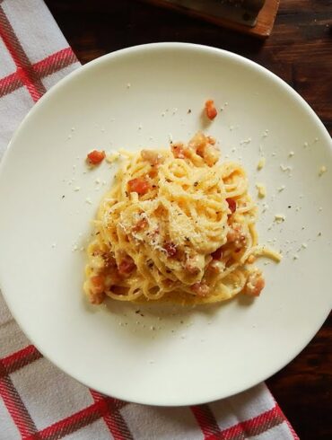 carbonara spaghetti receta tradicional