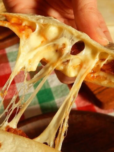 quesadilla queso panceta picante