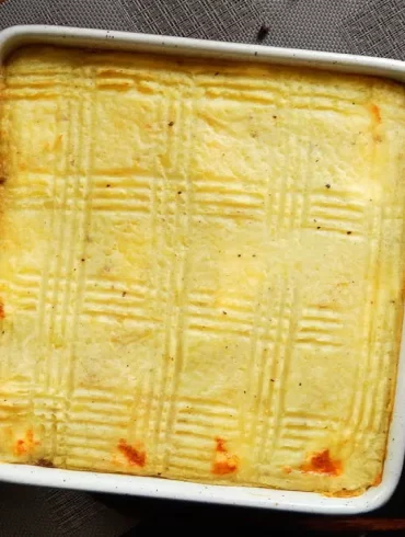 pastel papa carne queso horno