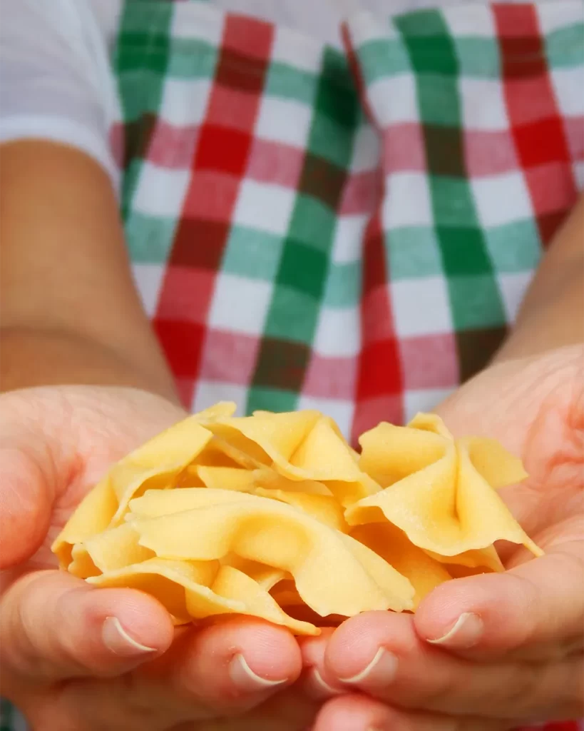 farfalle fideos moñito