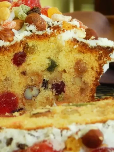 budin ingles fruta glaseado navidad