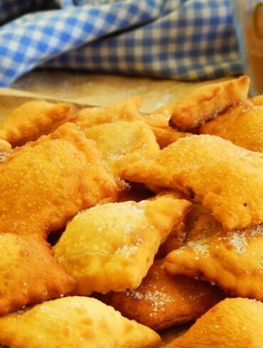 ravioles fritos ricotta dulces