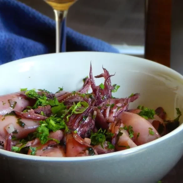 calamaretti calamar plancha limon facil