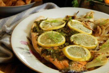 trucha a la plancha limon facil