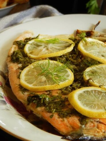 trucha a la plancha limon facil