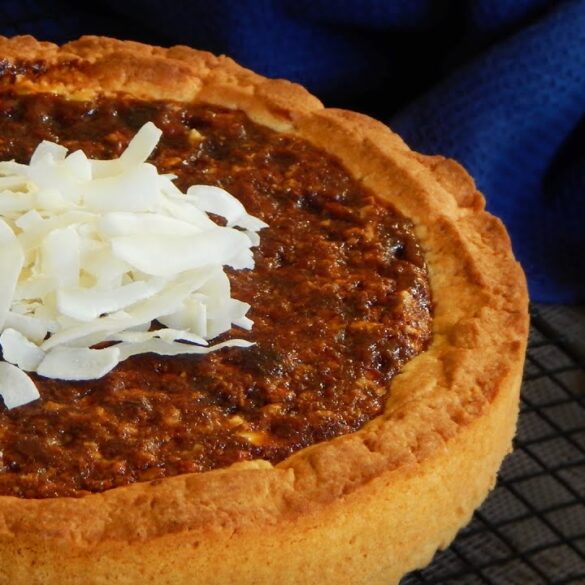 tarta dulce de leche coco masa casera