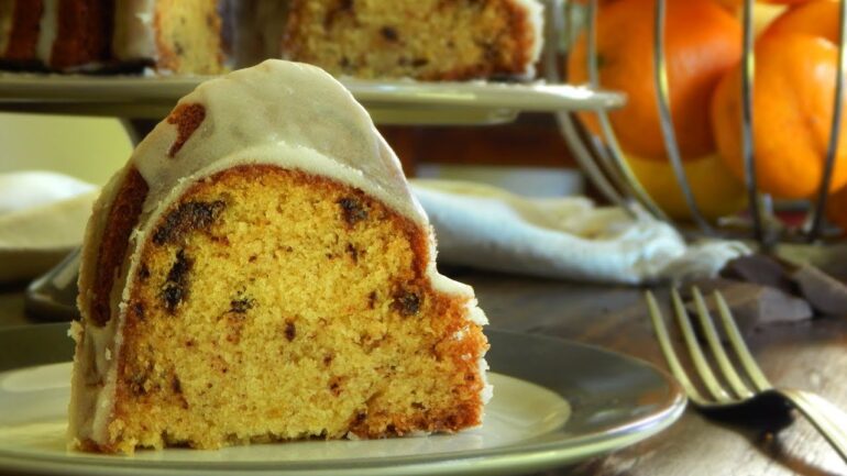 budin de naranja chocolate