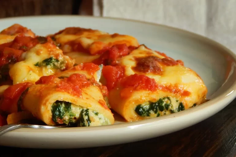 canelones verdura ricota caseros