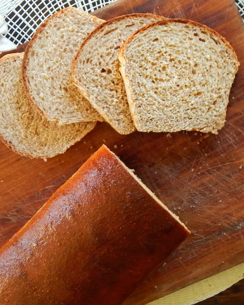 pan lactal integral en rebanadas