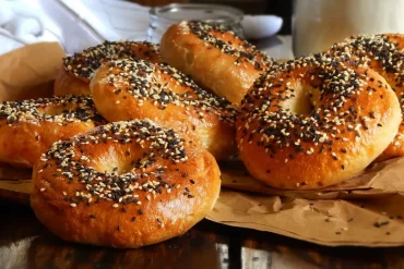 bagel receta casero new york pan