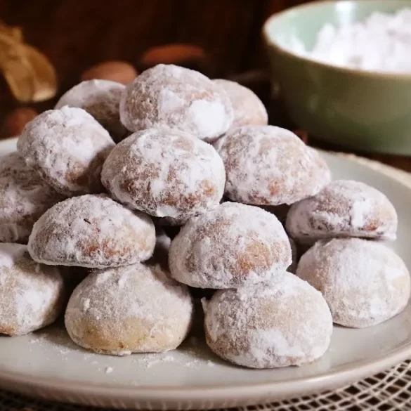 besos de nuez galletas navideñas
