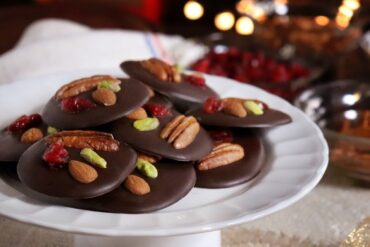 mendiants bombon chocolate facil frutos secos