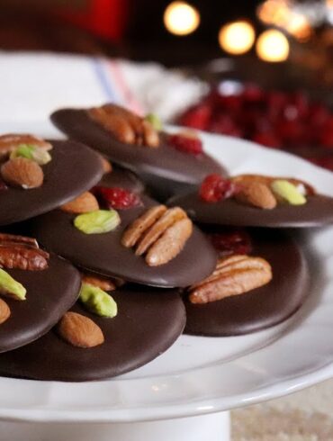 mendiants bombon chocolate facil frutos secos