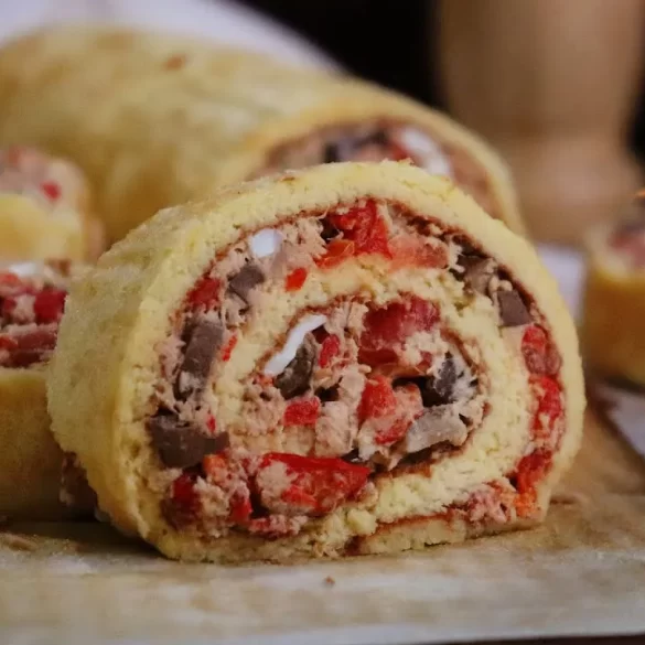 pionono atun casero arrollado relleno
