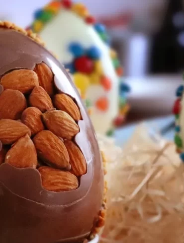 huevos de pascua de chocolate