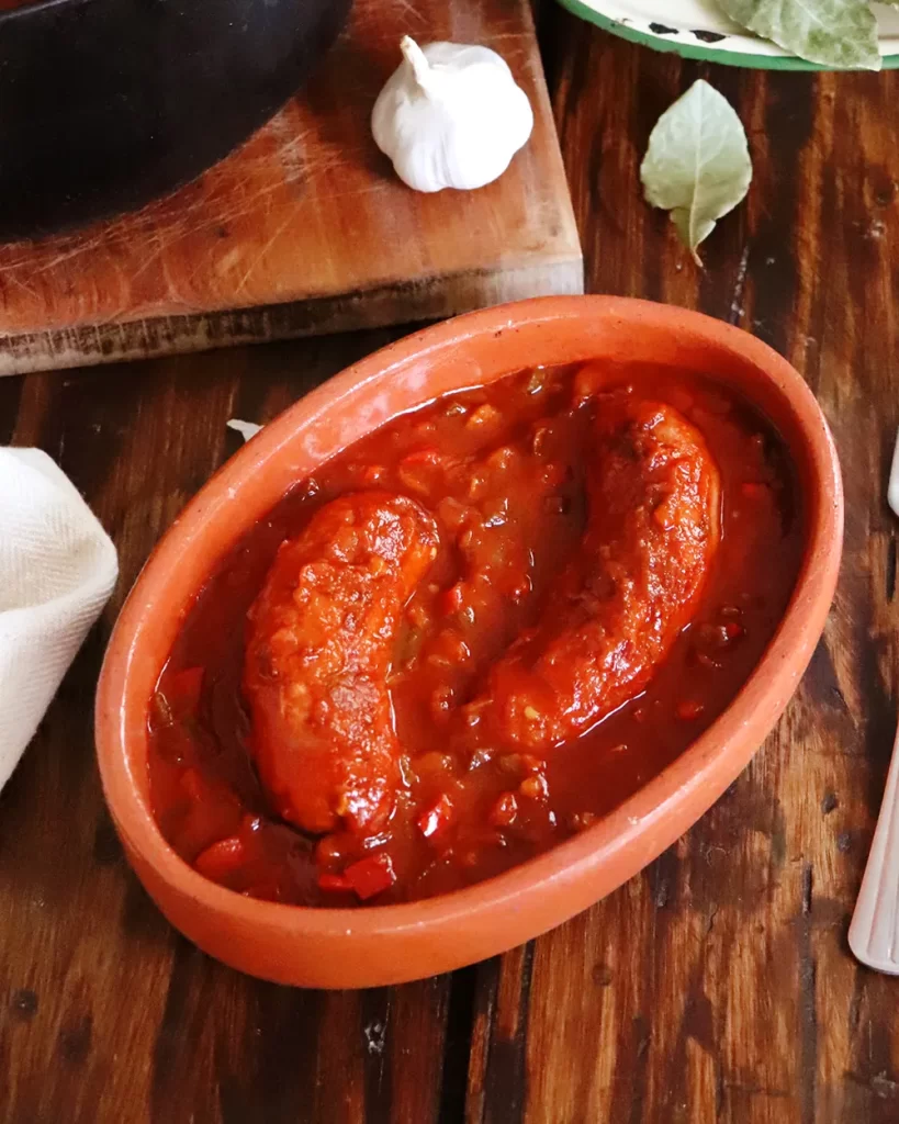 chorizo a la pomarola