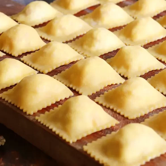 ravioles caseros jamon queso ricota receta pasta