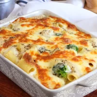 fideos al horno gratinados