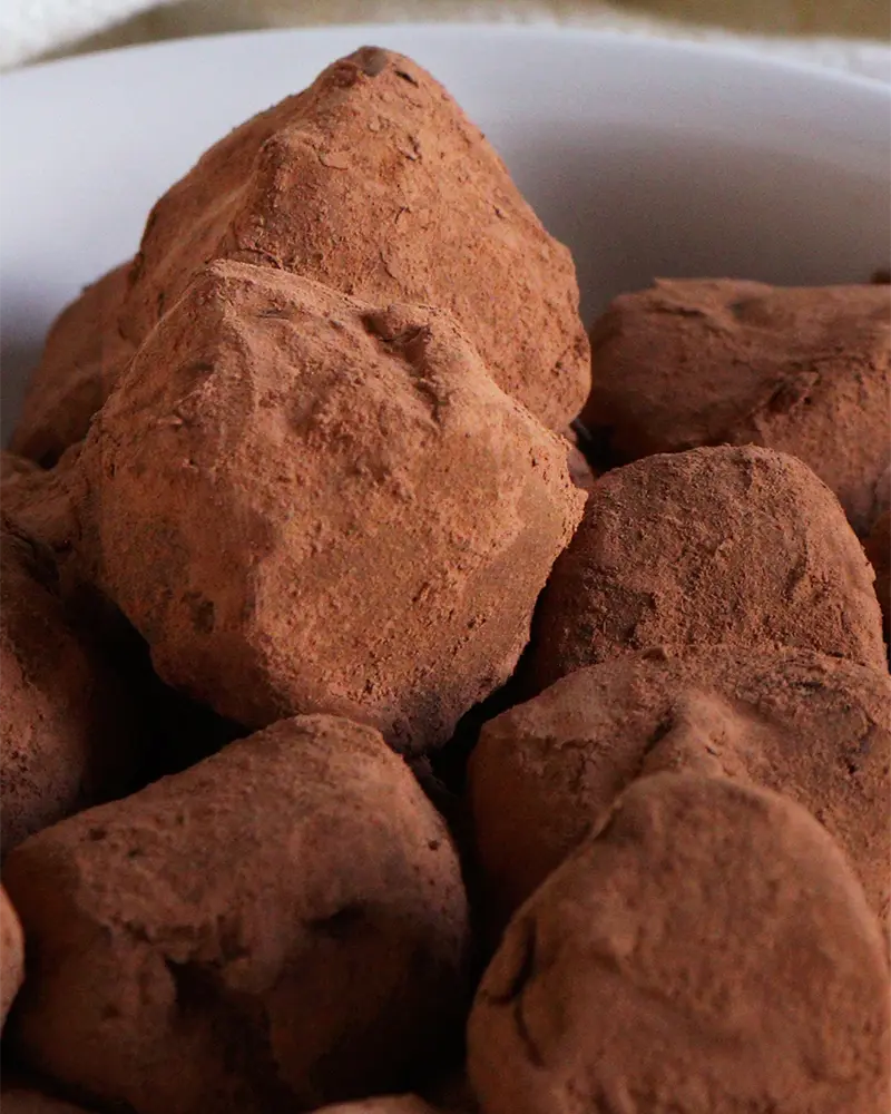 trufas chocolate suaves cacao receta