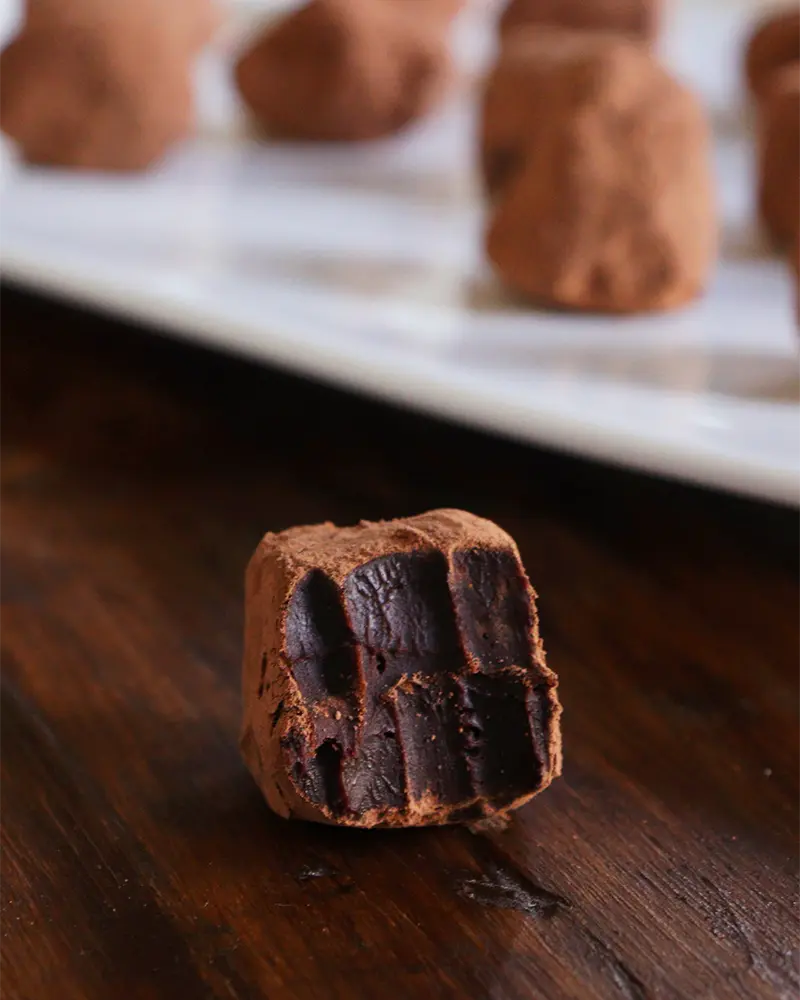 trufas chocolate suaves cacao receta