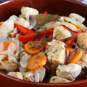 pollo al escabeche receta