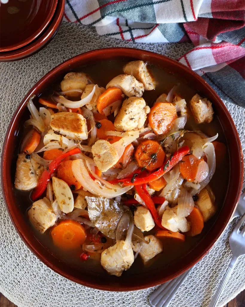 pollo al escabeche receta