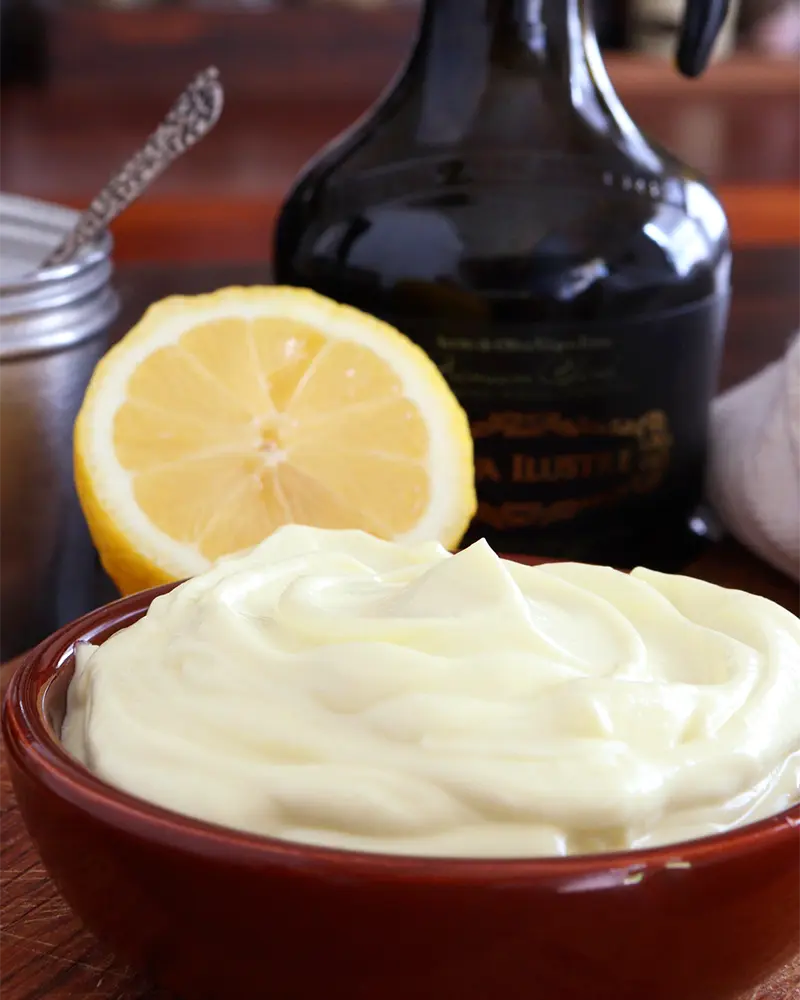 lactonesa mayonesa sin huevo leche receta facil
