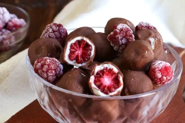 franui casero frambuesa chocolate receta