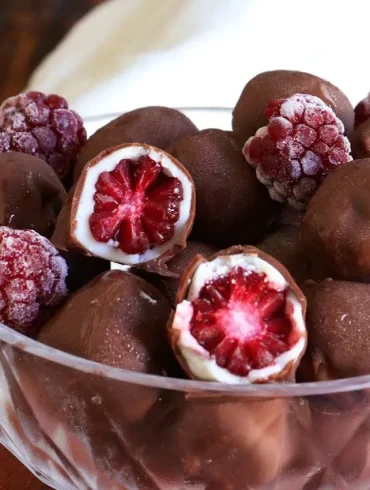 franui casero frambuesa chocolate receta