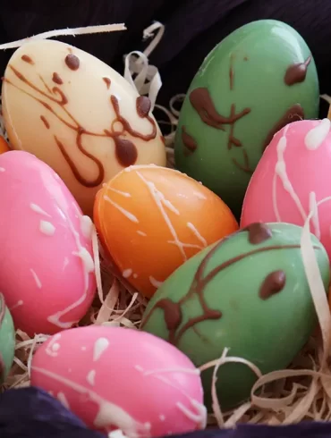 huevos chocolate colores pascua