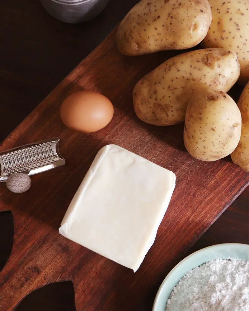 ñoquis rellenos queso gnocchi ingredientes