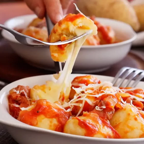 ñoquis rellenos queso gnocchi 29 receta