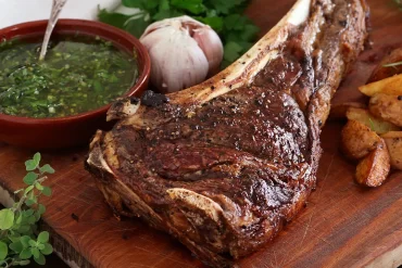 tomahawk al horno chimichurri